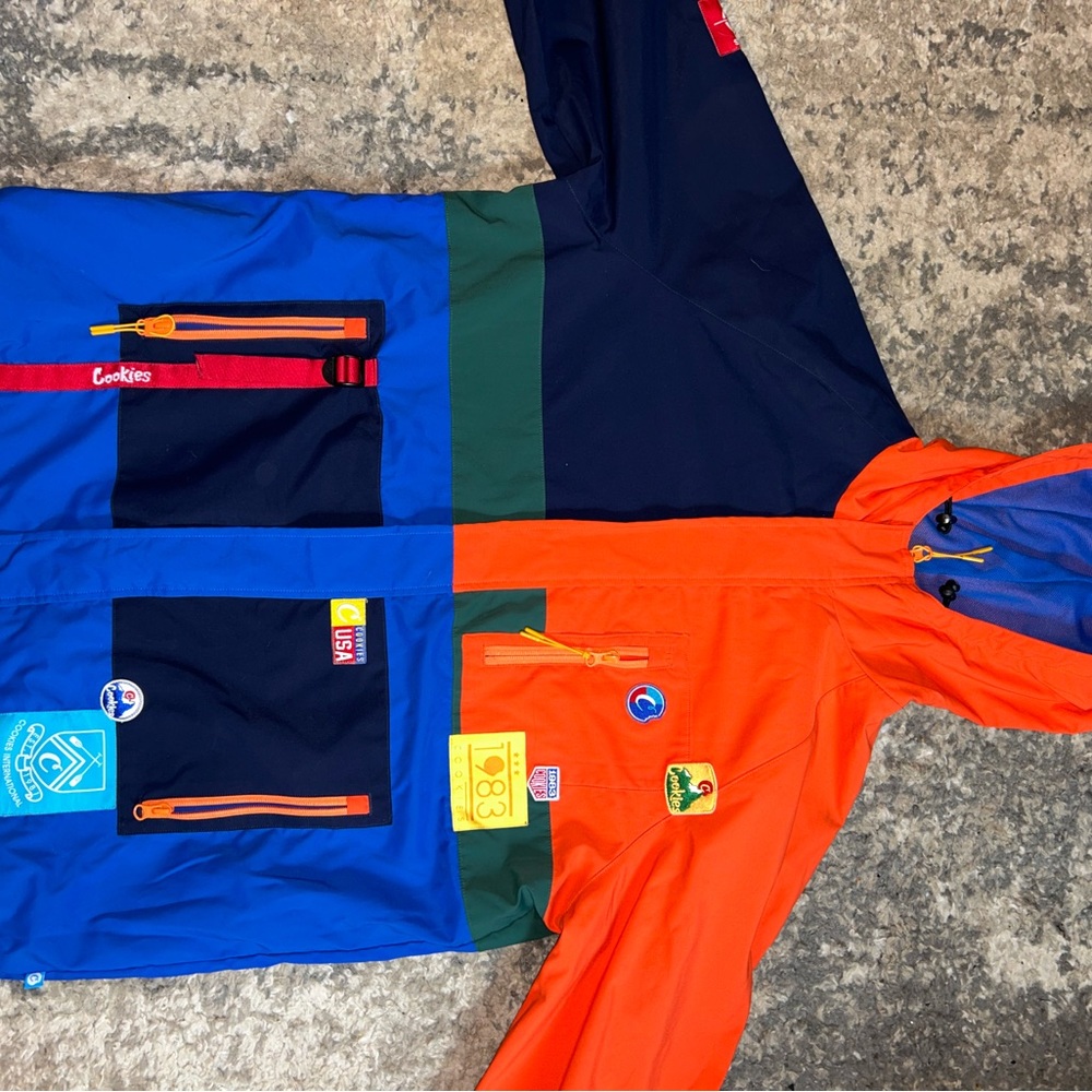 Cookies brand colores nylon windbreaker